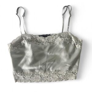 Brandy Melville Lace Satin Tank Top